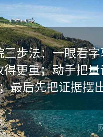 欧乐影院三步法：一眼看字幕是不是把意思改得更重；动手把量词补成区间；最后先把证据摆出来